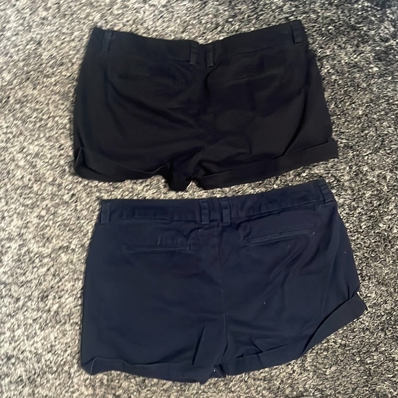 JCP one black and the other is navy cotton shorts - Picture 8 of 10